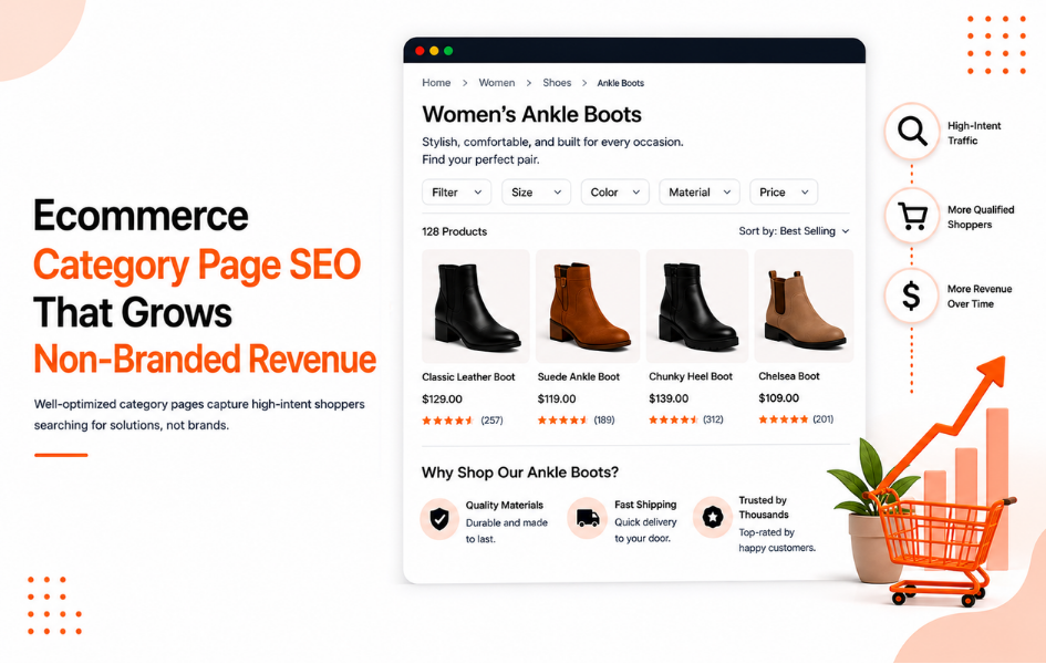 Ecommerce Category Page SEO That Grows Non-Branded Revenue